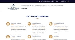 Desktop Screenshot of crissieinsurance.com